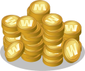 Amount of монети